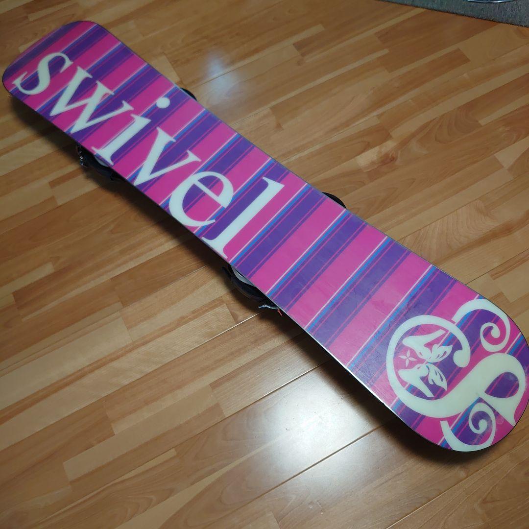 わんこ　スノーボード　板　ビンディング　SWIVEL　SALOMON