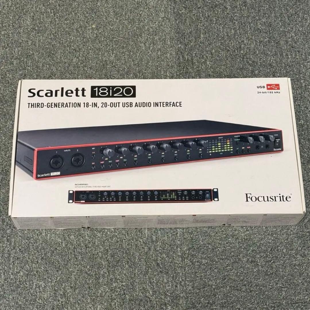 DTM・DAW Focusrite Scarlett 18i20 3rd-Gen
