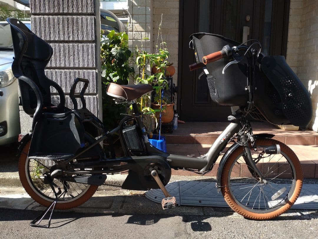 配送可★直接引渡可★カスタム【ヤマハパスキス】電動アシスト自転車★子供乗★充電器