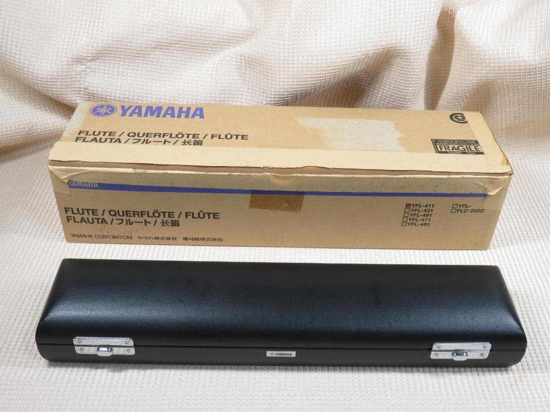 全タンポ＆ヘッド・コルク交換済　超美品　フルート　ヤマハ　411　後期型最終