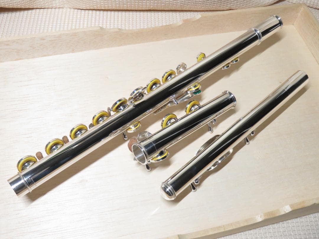 全タンポ＆ヘッド・コルク交換済　超美品　フルート　ヤマハ　411　後期型最終