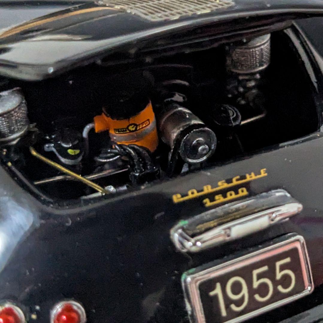 フランクリンミント 1/24 ポルシェ356スピードスター 1955 幌付き