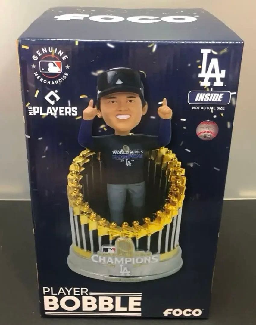 大谷翔平 2024ワールドシリーズチャンピオン記念トロフィー・インボブ