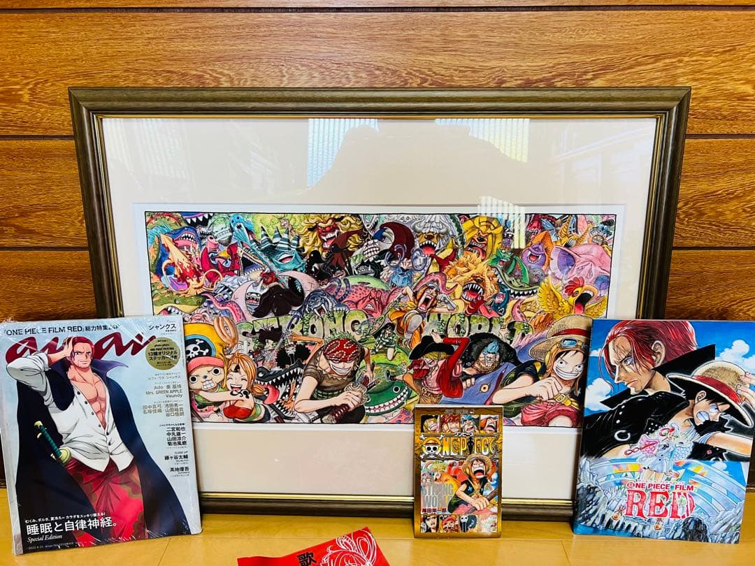 ONE PIECE劇場版STRONG WORLD 高級複製原画　RED特典セット