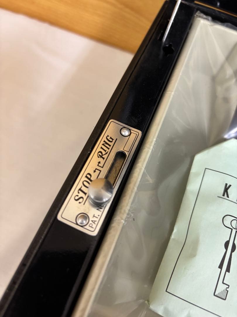 【希少/未使用に近い】丸善 ATHENA 手提げ金庫 ブラック レトロ