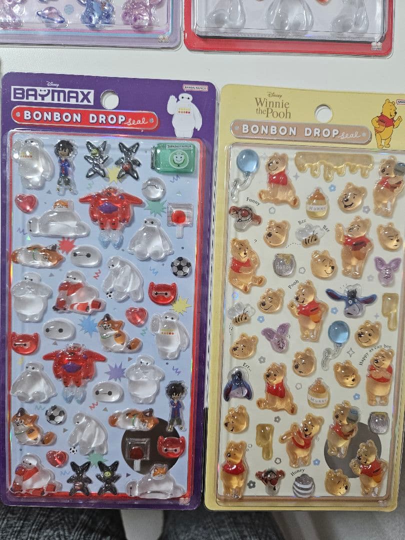 【kk】ボンボンドロップシール　ディズニー12枚、プチドロップ1枚
