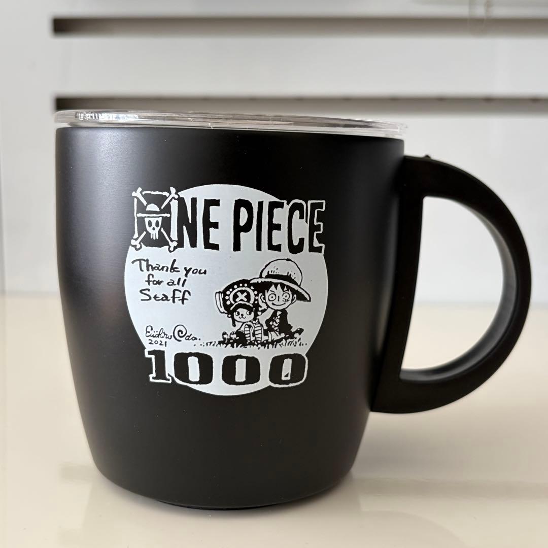 【非売品】アニメ ワンピース 1000話放送 サーモステンレスマグ