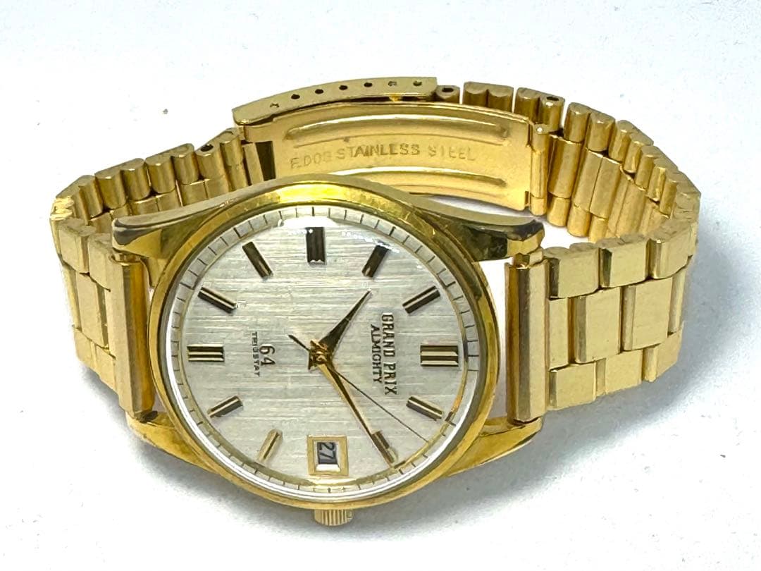 ⭐️超貴重品オリエントグランプリオールマイティトリオスタット64石⭐️オーバーホール