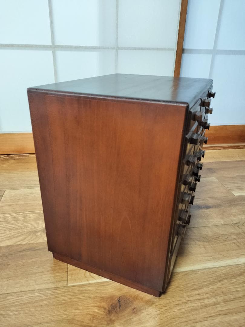 レトロ　木製引き出し式収納家具　ミニチェスト