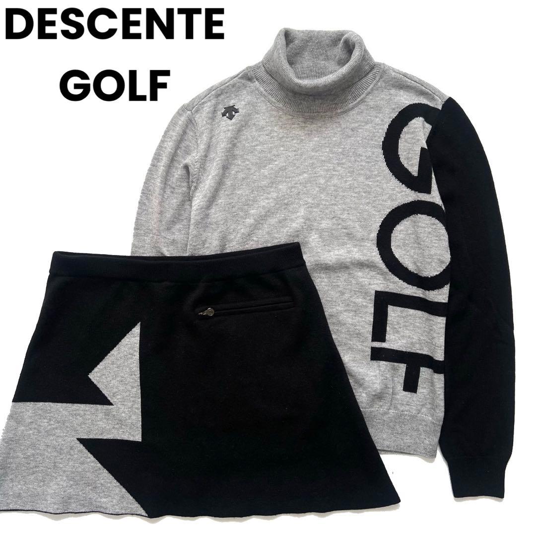 DESCENTE GOLF デサントゴルフ　セットアップ　バイカラー　レディース