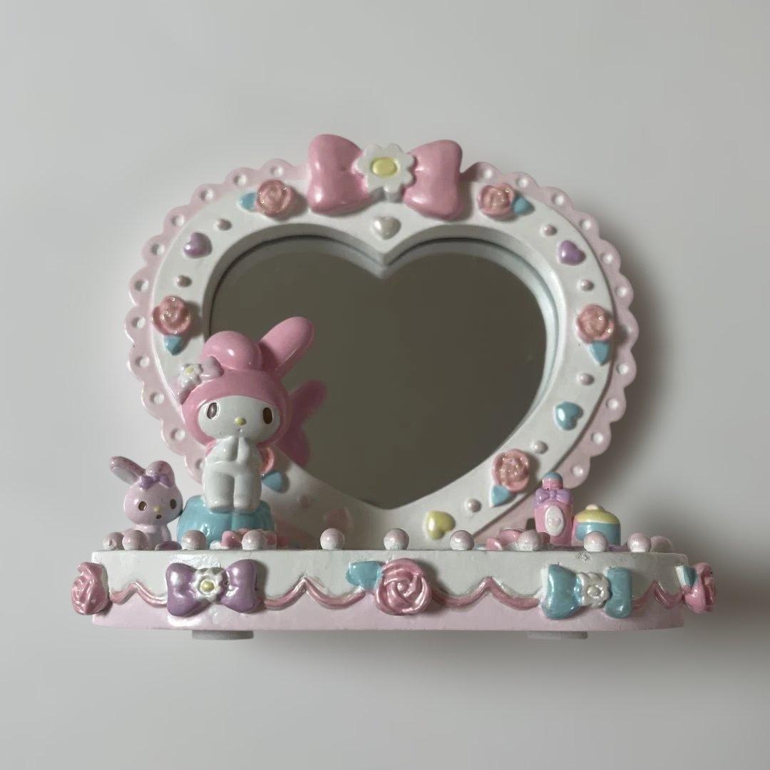 マイメロディ ハート型ミラー
