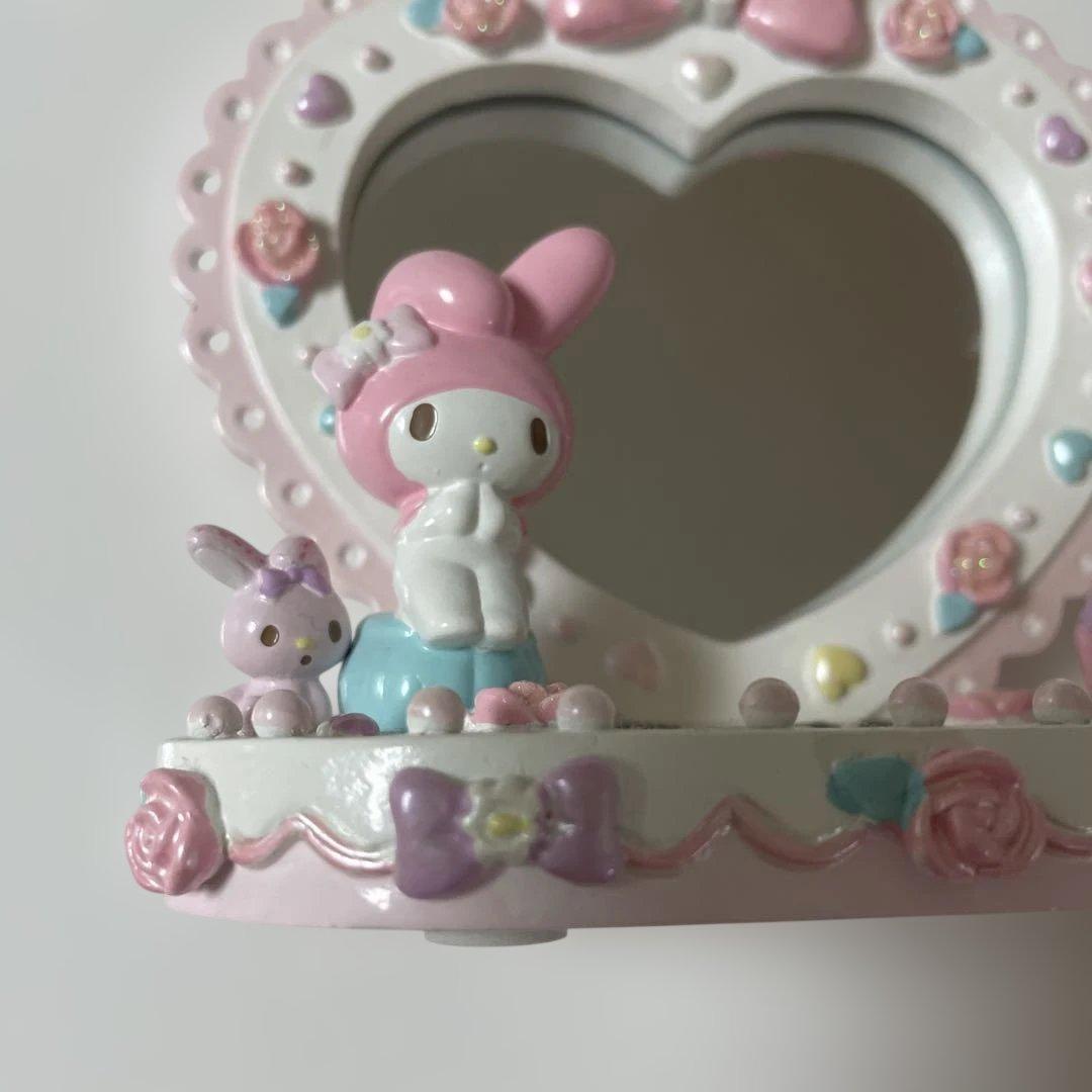 マイメロディ ハート型ミラー