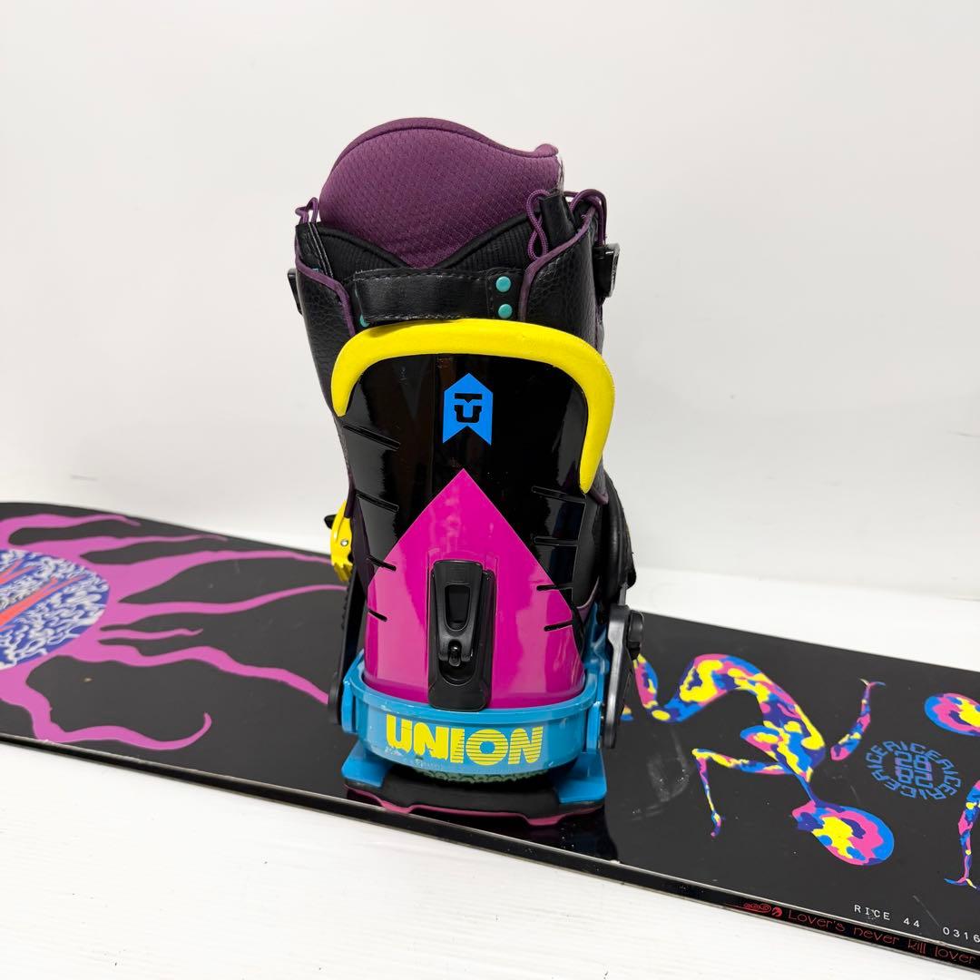 レディース　RICE28 UNION DEELUXE スノボセット　スノーボード