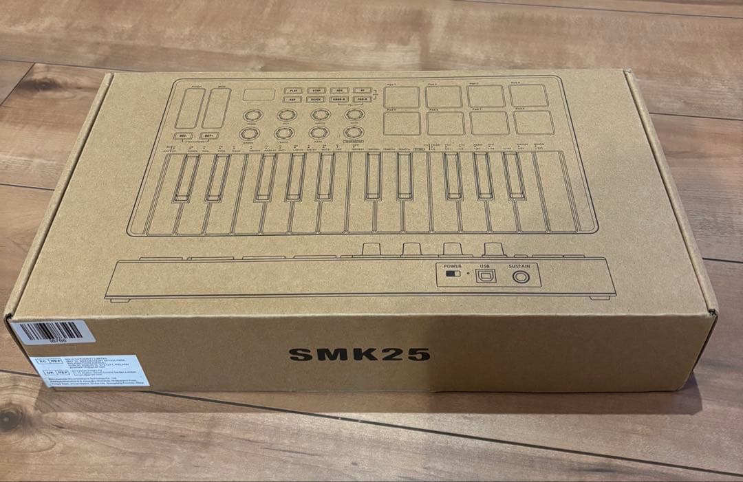 【期間限定値下げ】ワイヤレス MIDIキーボード M-Vave SMK25