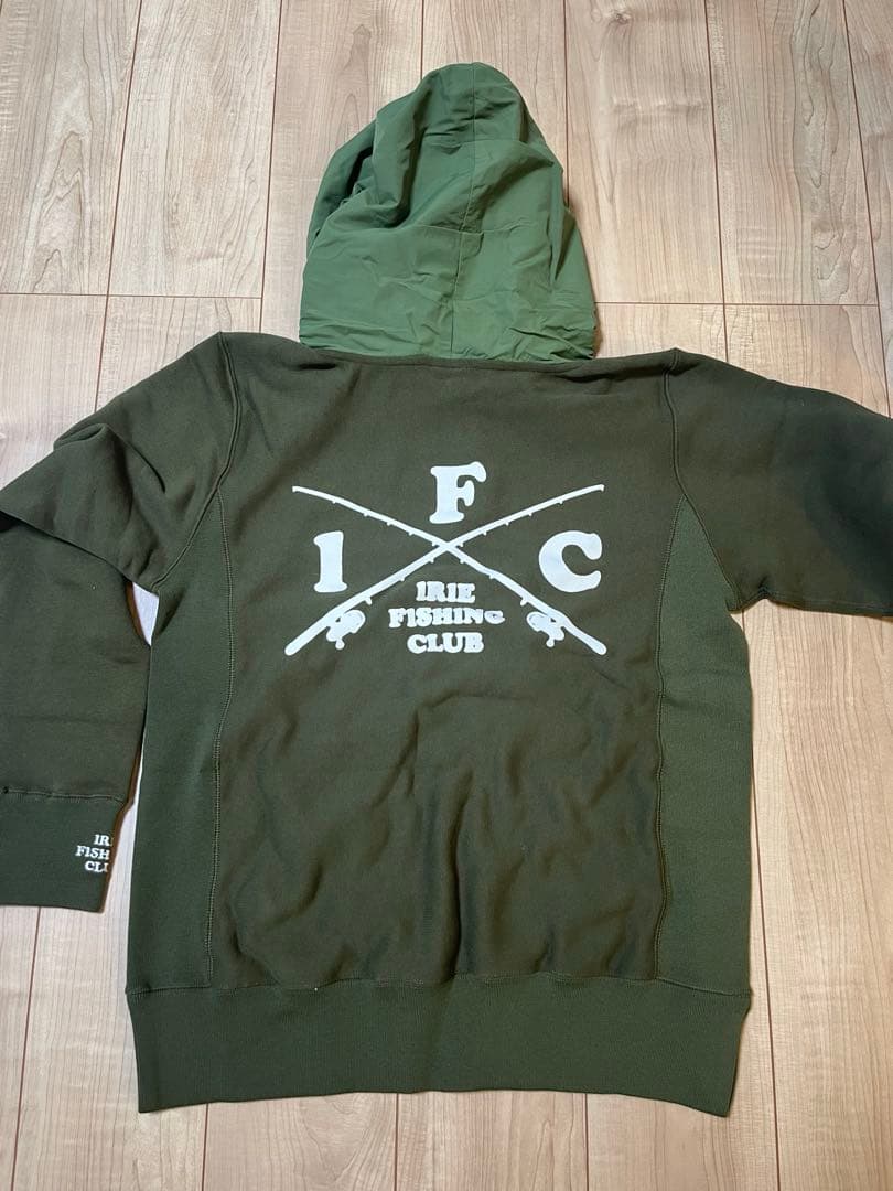 最終価格　アイリーフィッシングクラブ　パーカー Mサイズ オリーブ