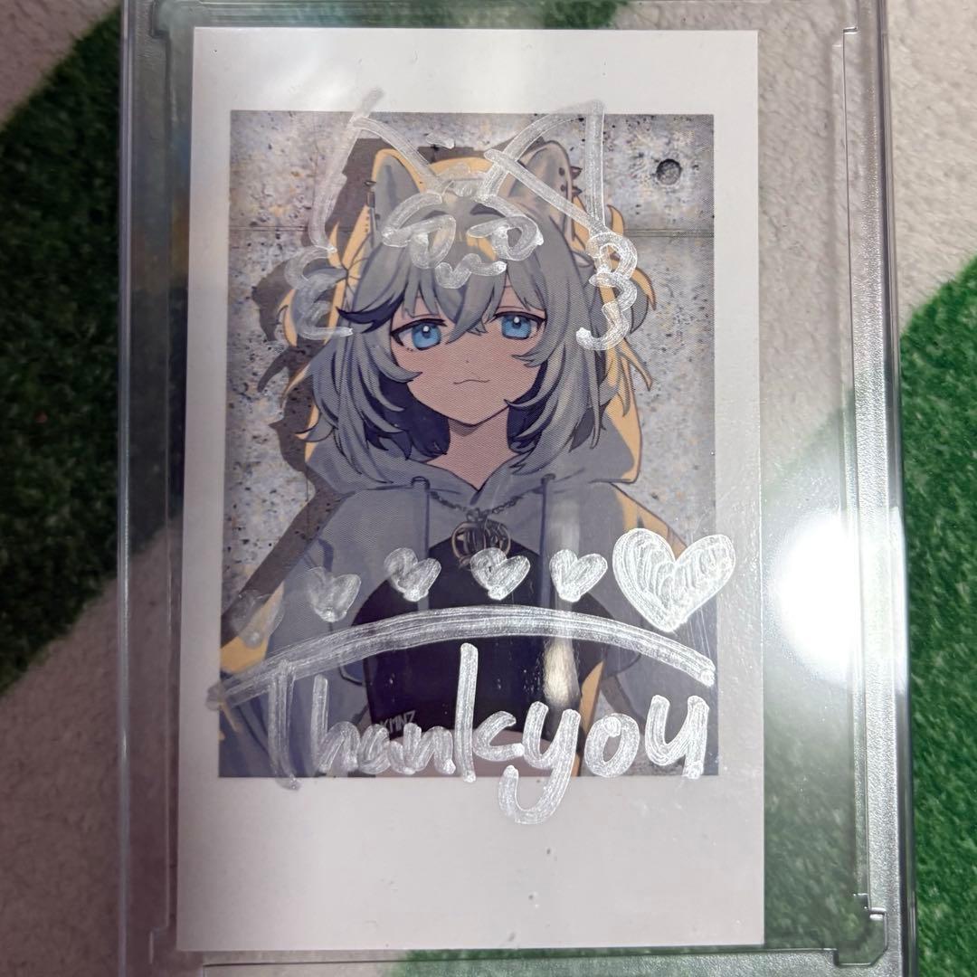 ふ*影様 KMNZ TINA 直筆サイン入りフォトカード