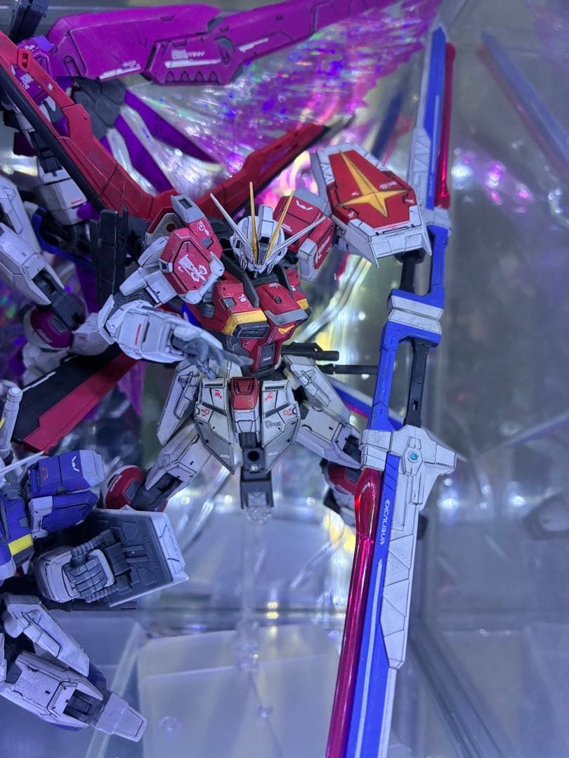 RGインパルス4体セット　部分塗装組み立て済み完成品