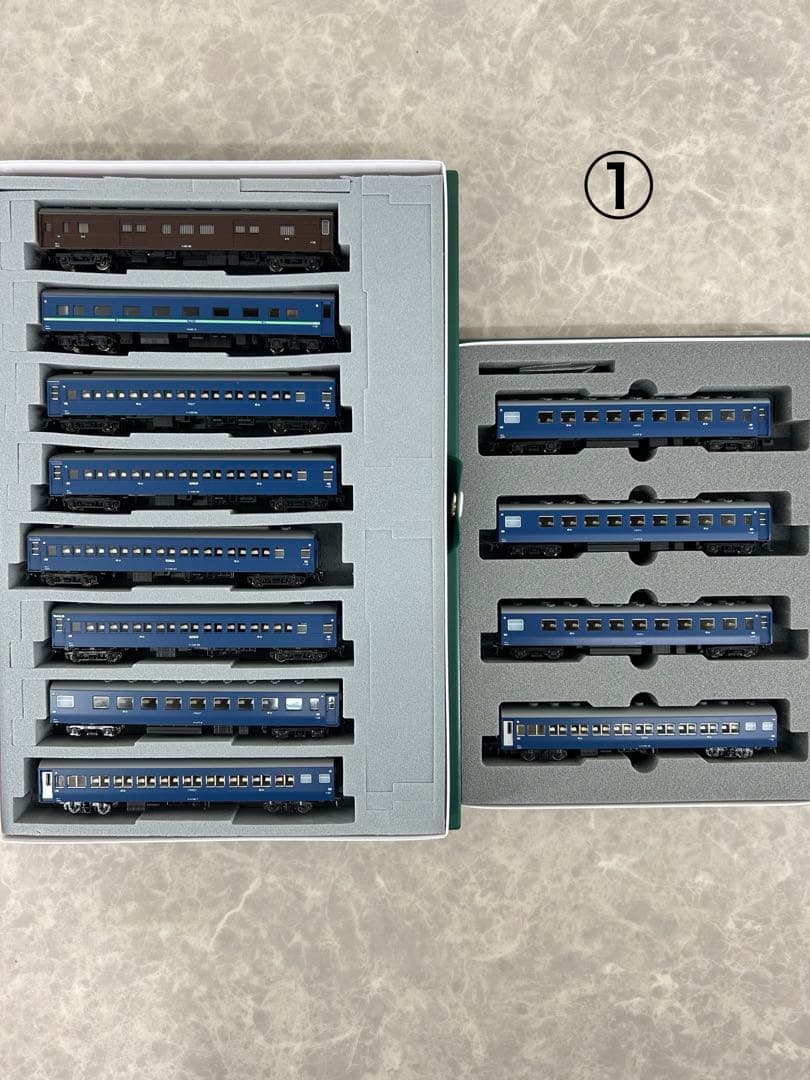 ①KATO 10-1348.1349 寝台急行「音戸」基本.増結両セット全12両