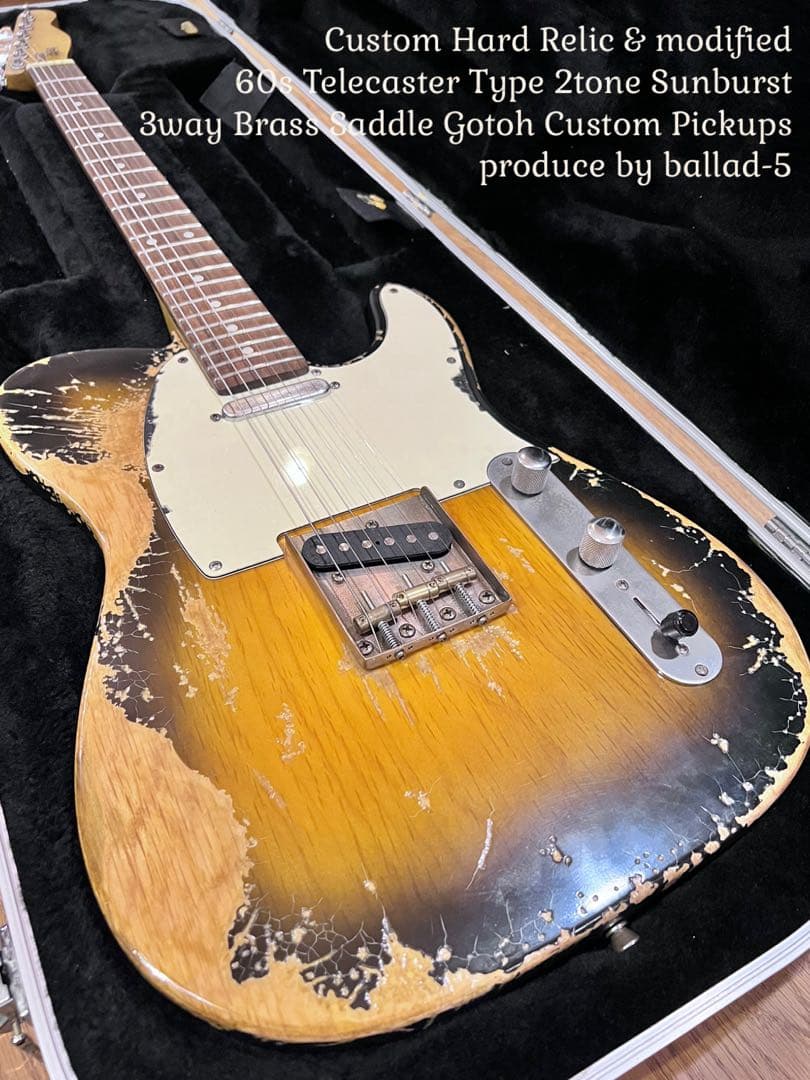 ⭐︎ハードレリック 60sテレキャスタータイプ サンバースト⭐︎