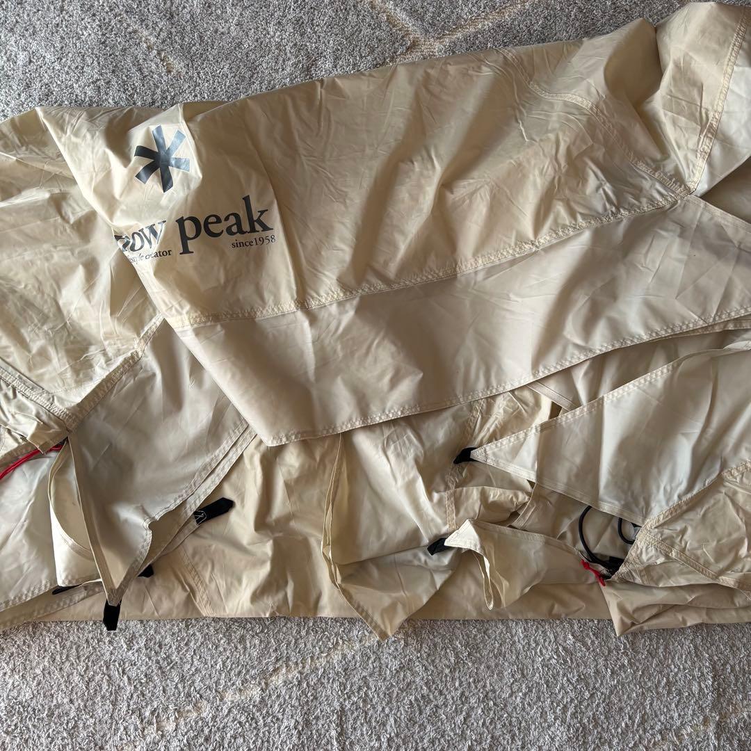  peak タープエクステンションテント4 アイボリー