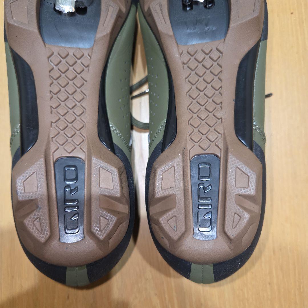 ウェア GIRO PRIVATEER LACE Olive / Gum size42