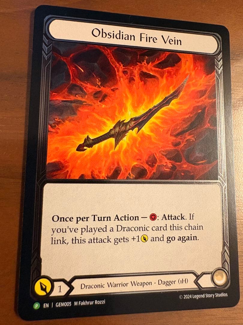 Obsidian Fire Vein 黒曜の炎脈 プロモ CF 331a