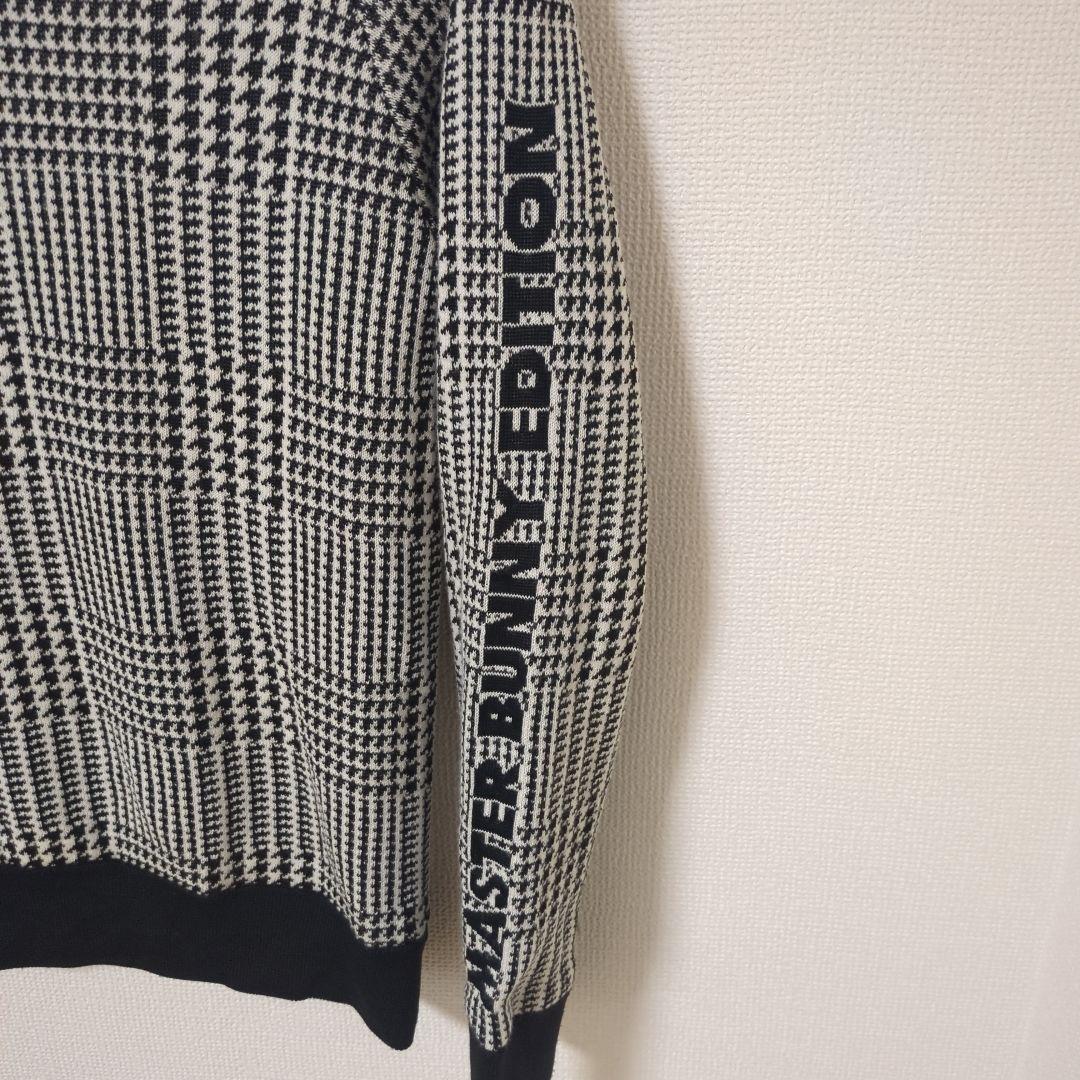 ★新品★MASTER BUNNY EDITION　グレンチェック　裏地付 ニット