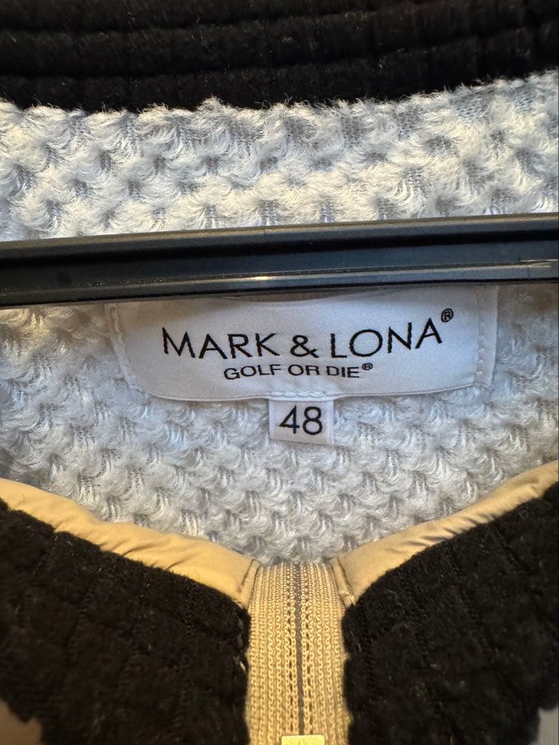 【美品】MARK & LONA ゴルフジャケット ベージュ　48（Ｌ)