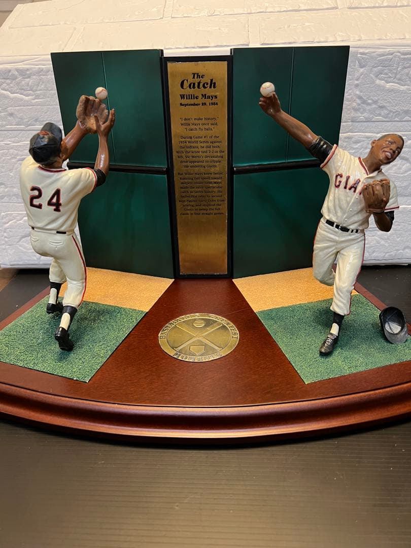 【The Danbury Mint】Willie Mays The Catch