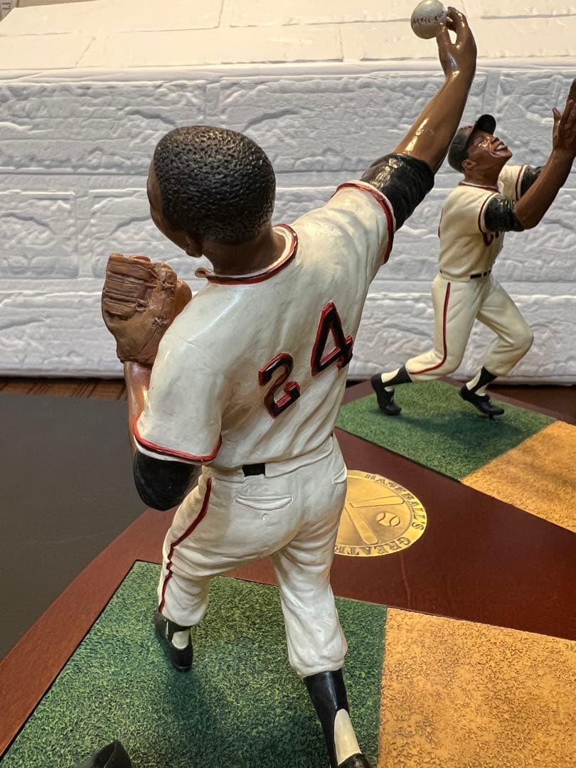 【The Danbury Mint】Willie Mays The Catch