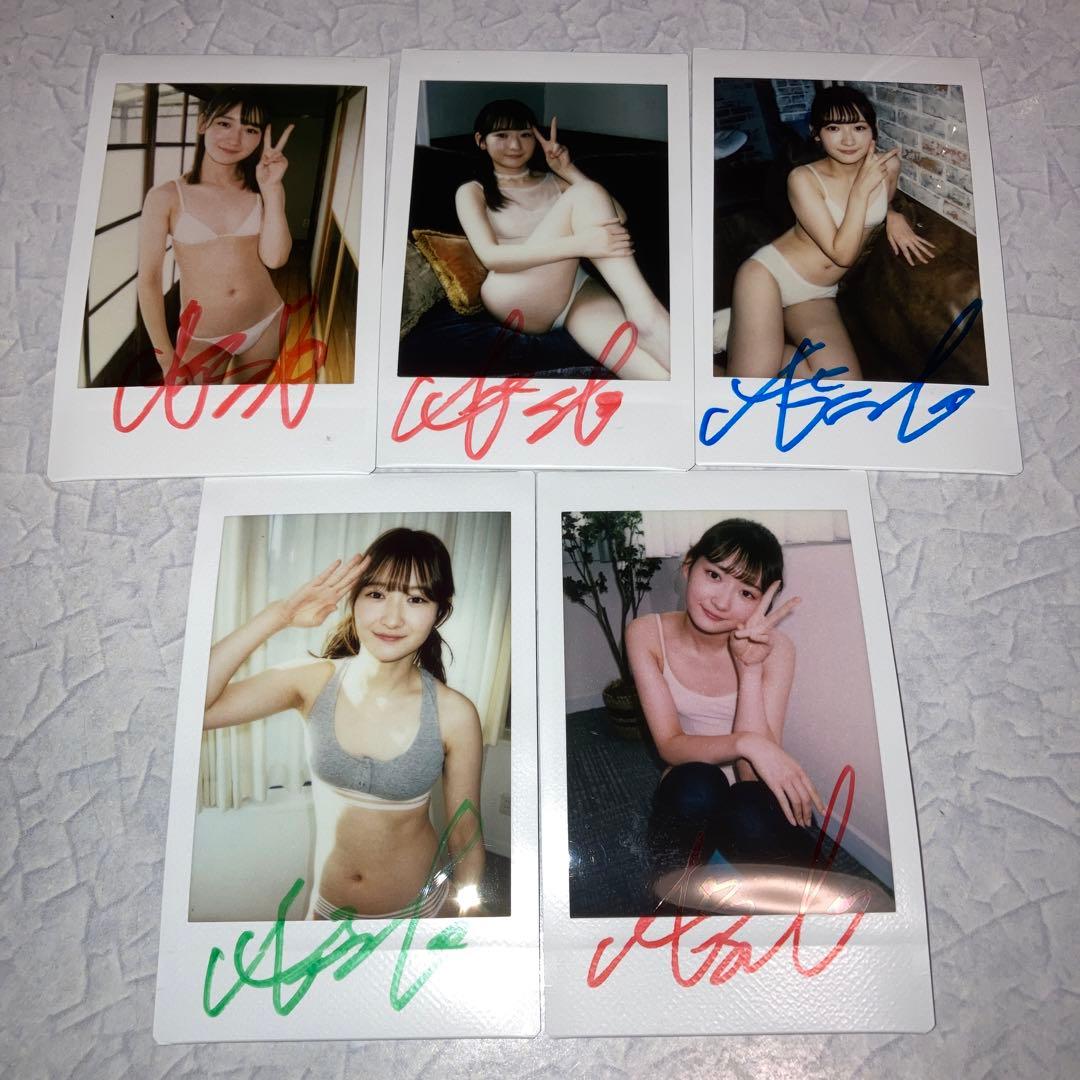 近藤あさみ DVD特典 直筆サイン入り チェキ5枚セット 31