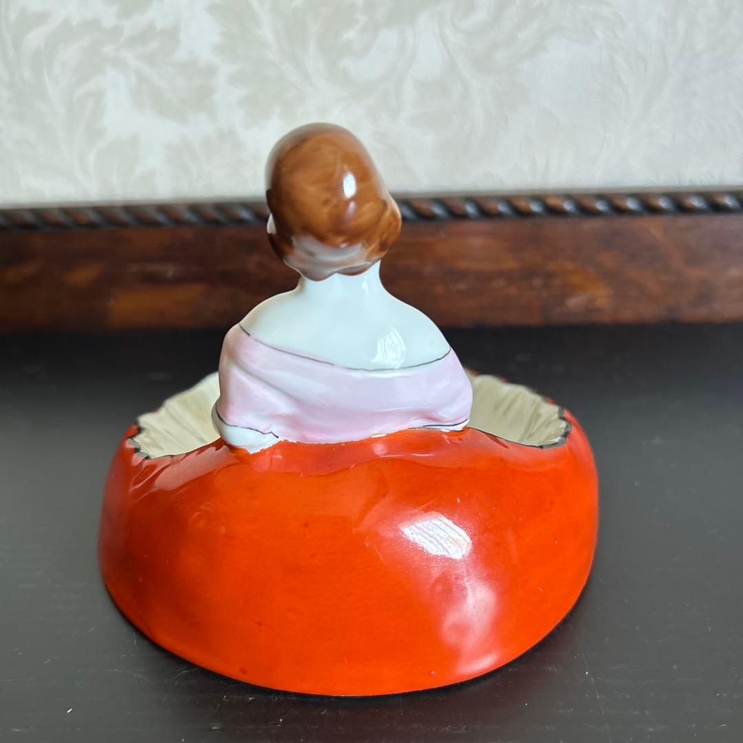 オールドノリタケ　アールデコ　デコレディ ラスター彩　小物入れ・ピントレイ