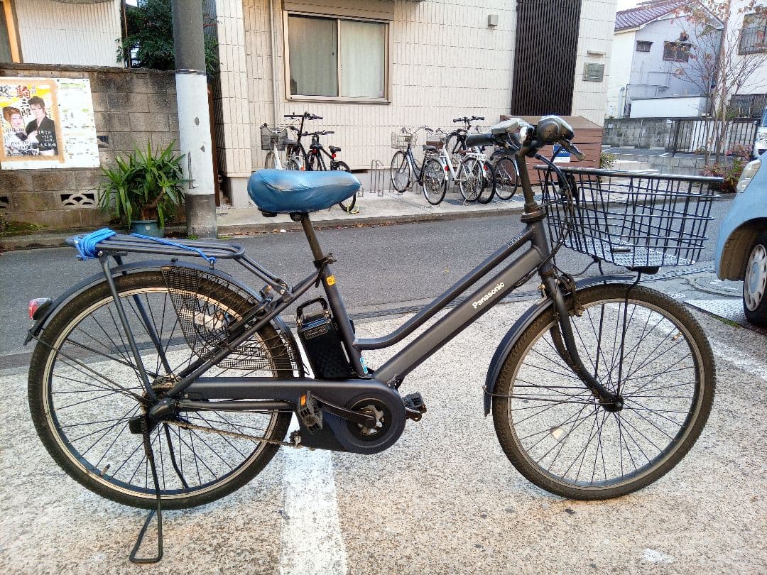東京 パナソニック 電動アシスト自転車 電池★5　電動自転車　　ティモS