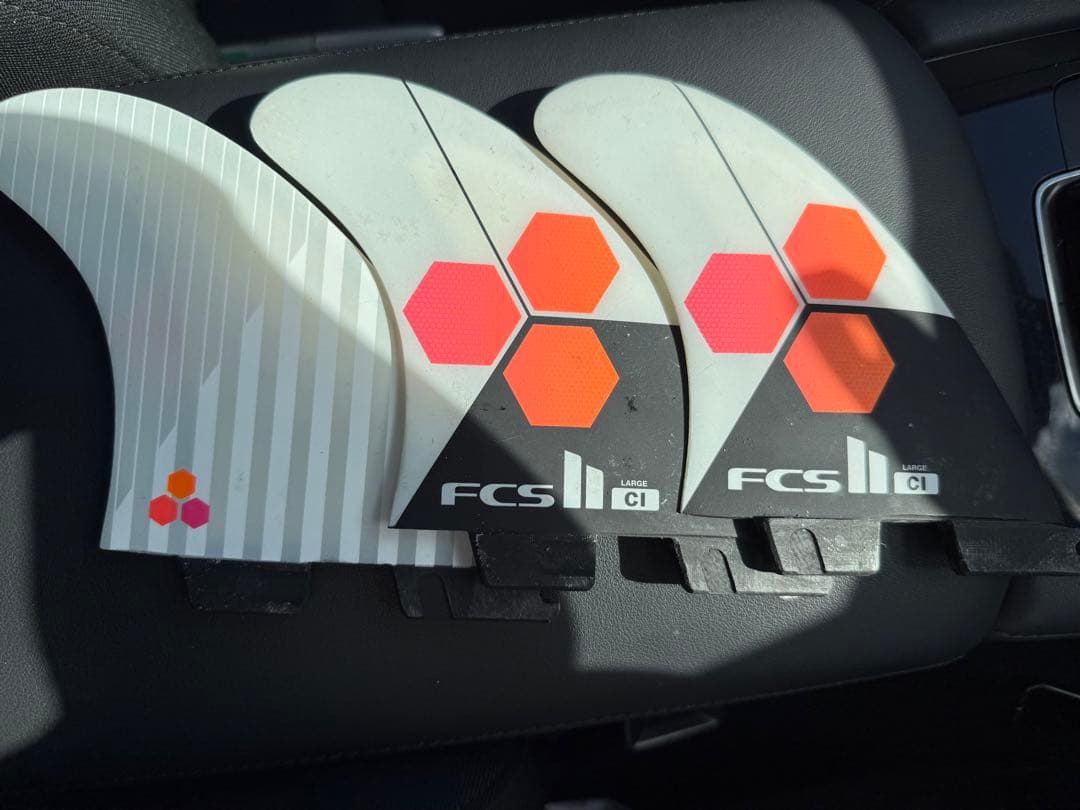 FCS CI サーフボードフィン 3枚セット