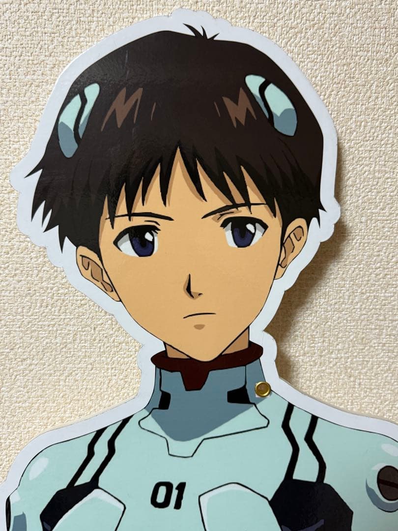 エヴァンゲリオン 碇シンジ プラグスーツ 等身大パネル 非売品 激レア