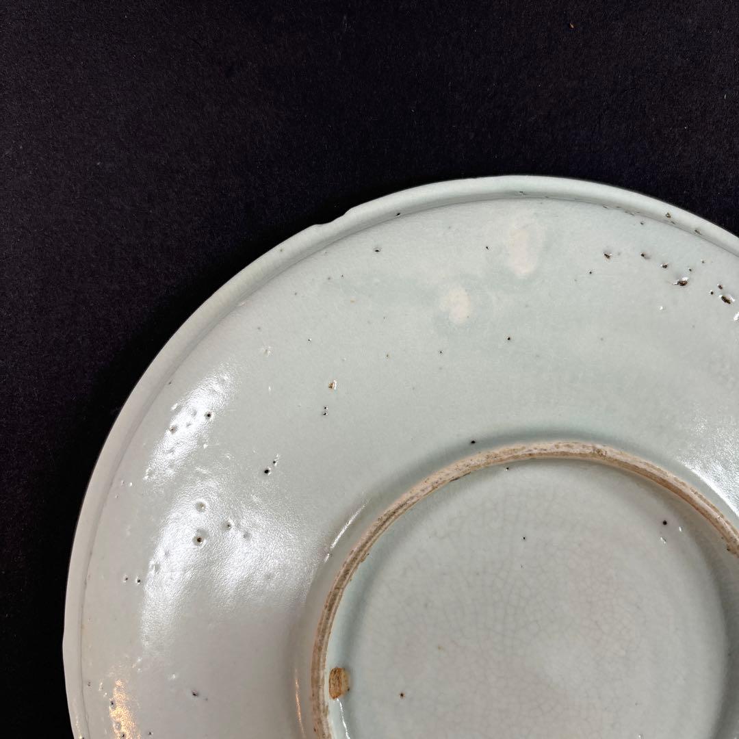 46 タナカ様　値下げ　伊万里　人物　山水　染付　皿　飾り皿