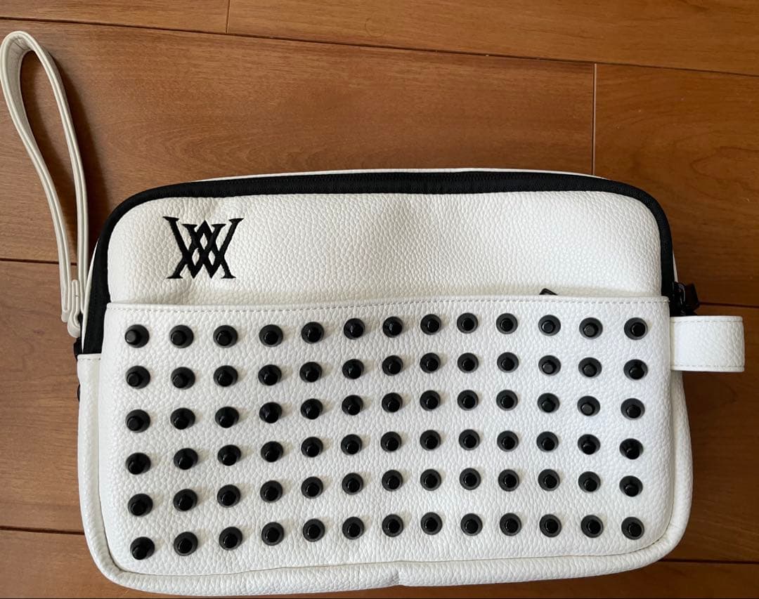 ✴︎新品未使用✴︎ANew スタッズ付きゴルフバッグ ホワイト