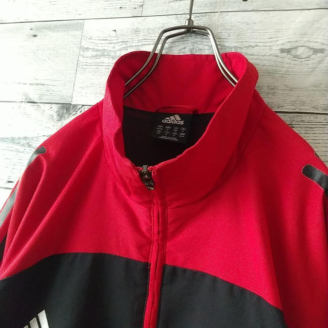 人気☆アディダス ACミラン 刺繍ロゴ エンブレム トラックジャケット XL