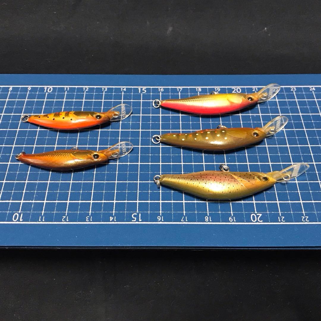 【匿名配送】ZANMAI ルアー MDミノー フローティング 5個セット