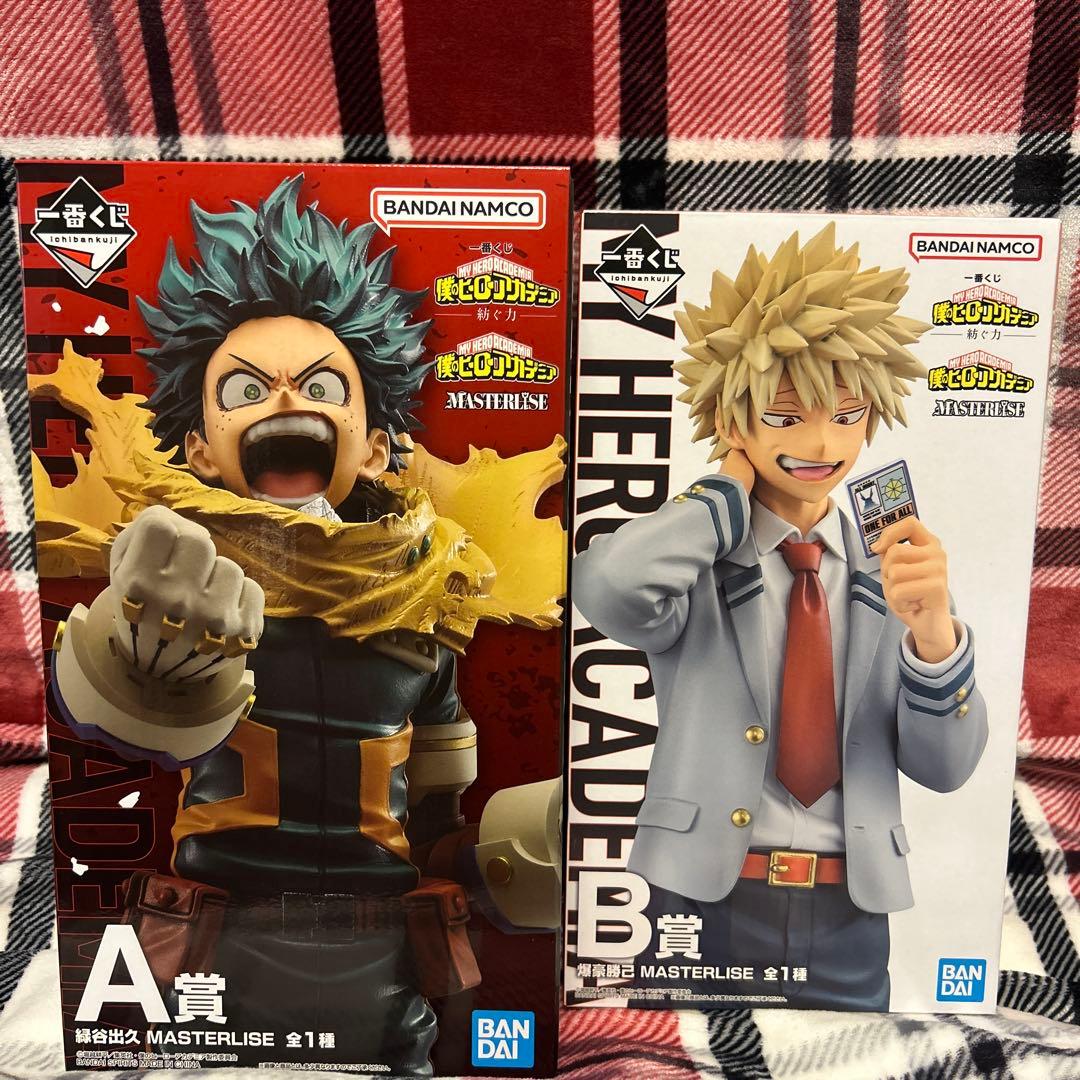 僕のヒーローアカデミア　紡ぐ力　A賞 緑谷出久　B賞 爆豪勝己