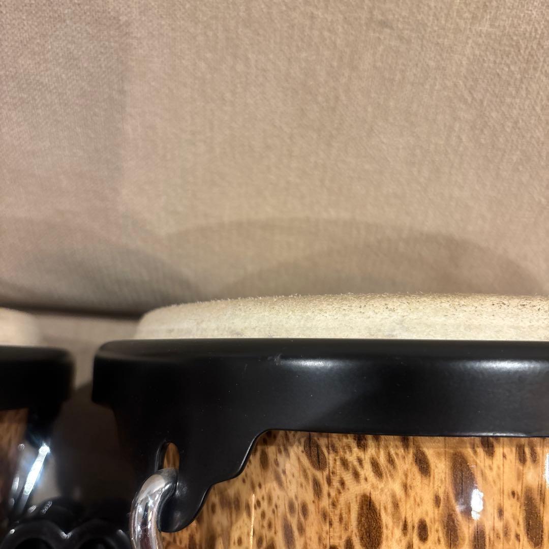 MEINL マイネル　ウッドボンゴ 豹柄　　ケース+ボンゴヘッド2種セット