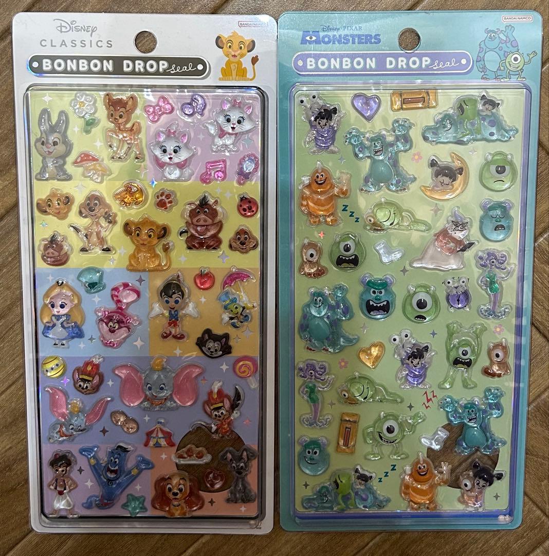 正規品★ボンボンドロップシール　ディズニー　6枚枚セット