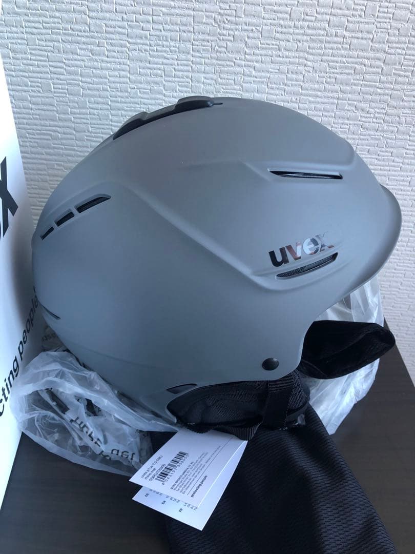 ウベックスuvexスキースノーボードヘルメット マットカラーダイヤル式サイズ調整