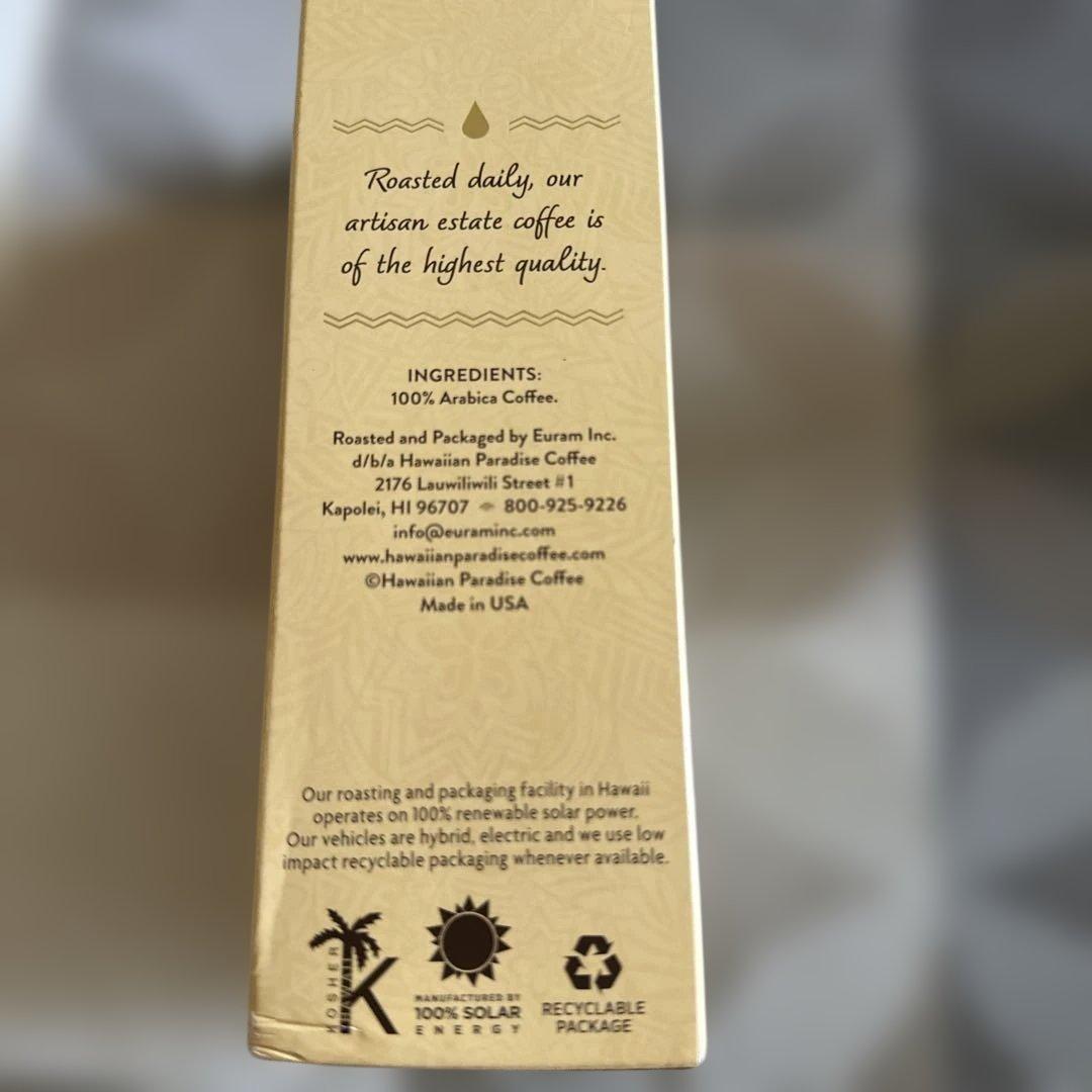 コーヒー 100% Kona Coffee 8 oz