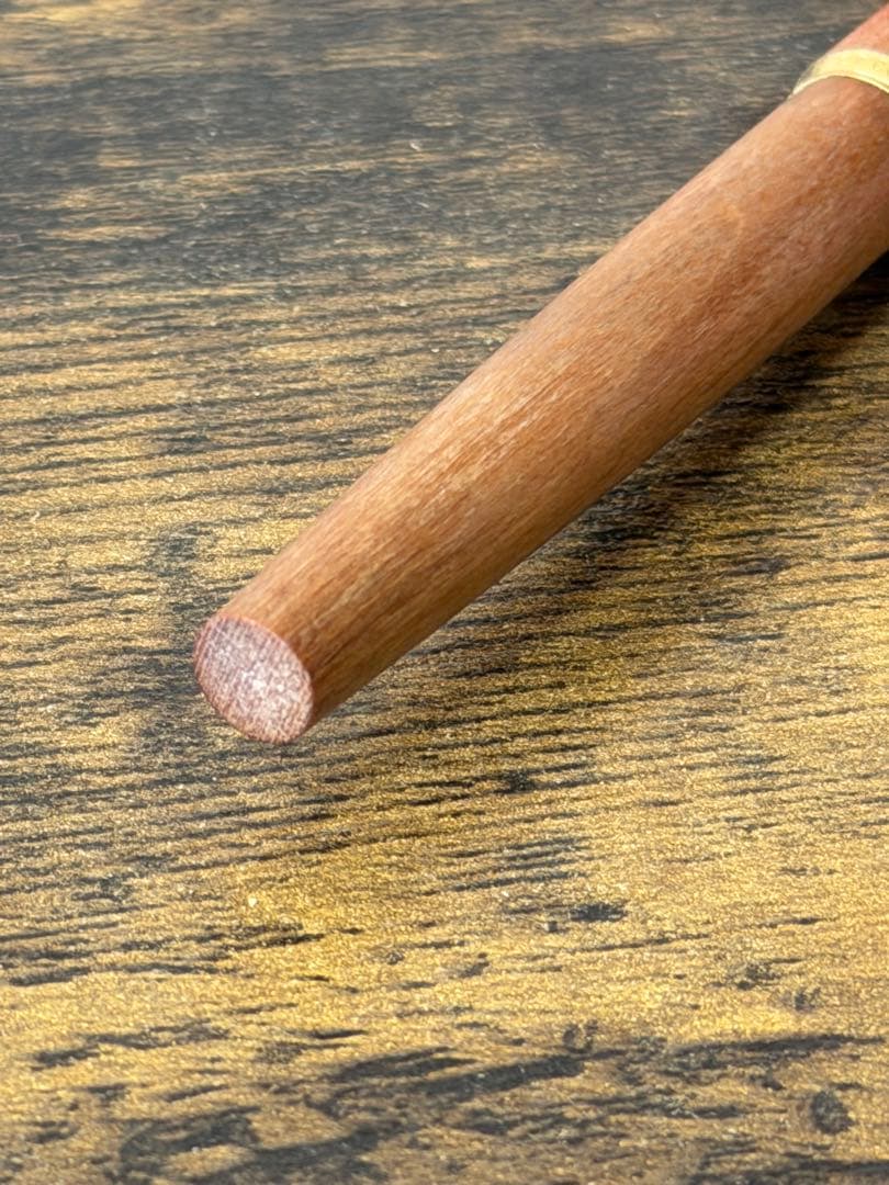 筆記確認&洗浄済　1972年製　初代カスタム　イタヤカエデ 18金　万年筆　細字