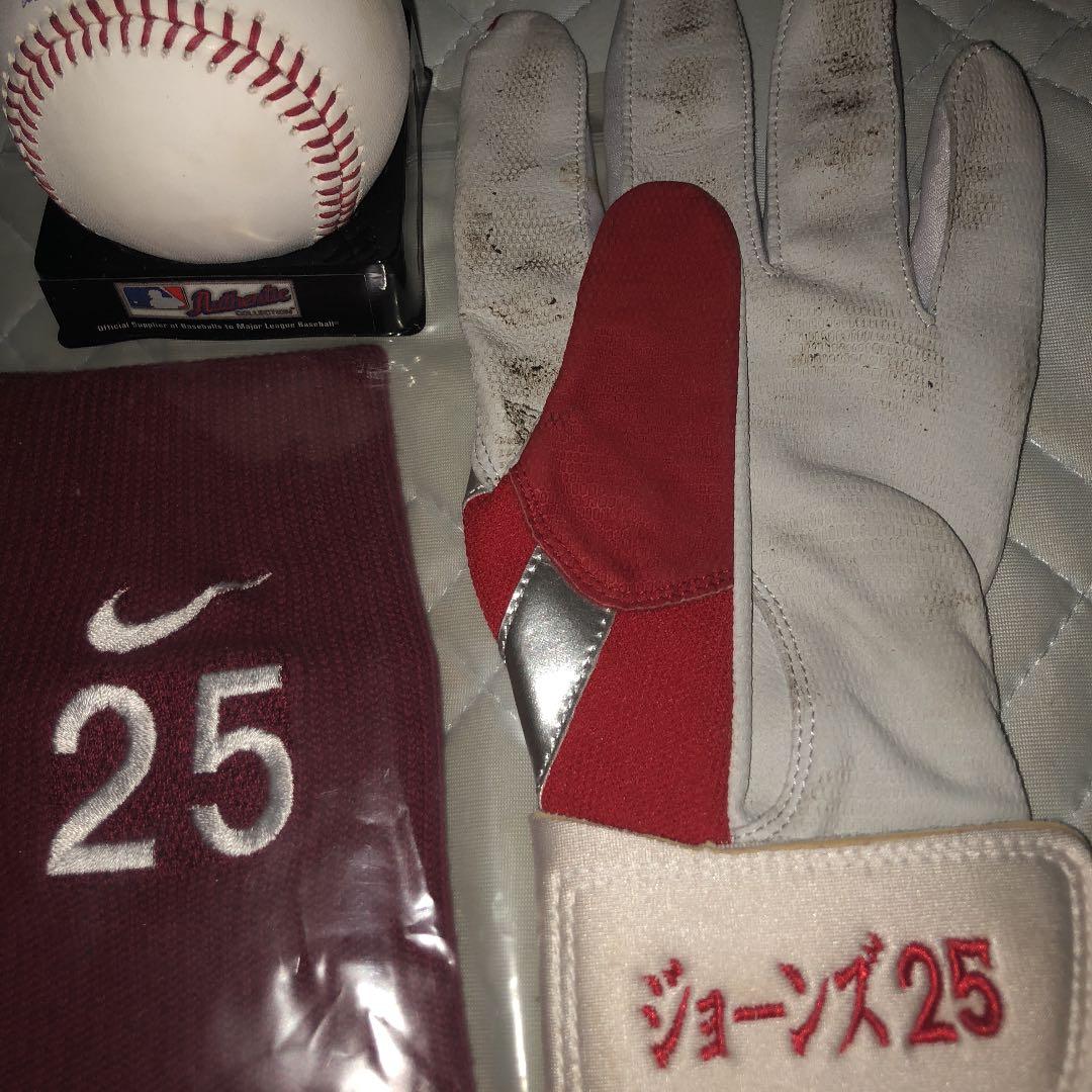 AJこと元楽天メジャーリーガーアンドリュージョーンズ実使用品、直筆サインボール