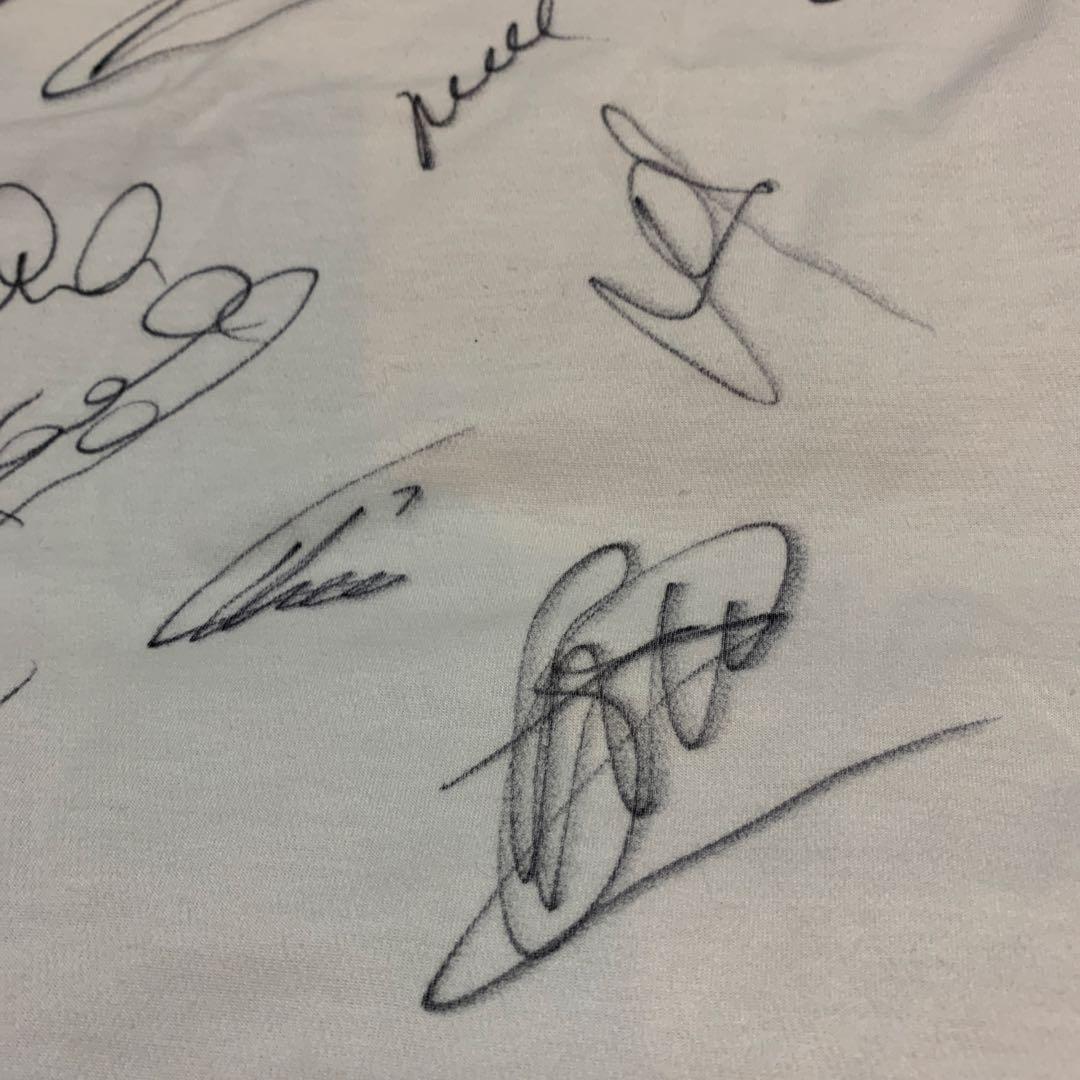 イングランド　サッカー選手　サイン　ユニフォーム