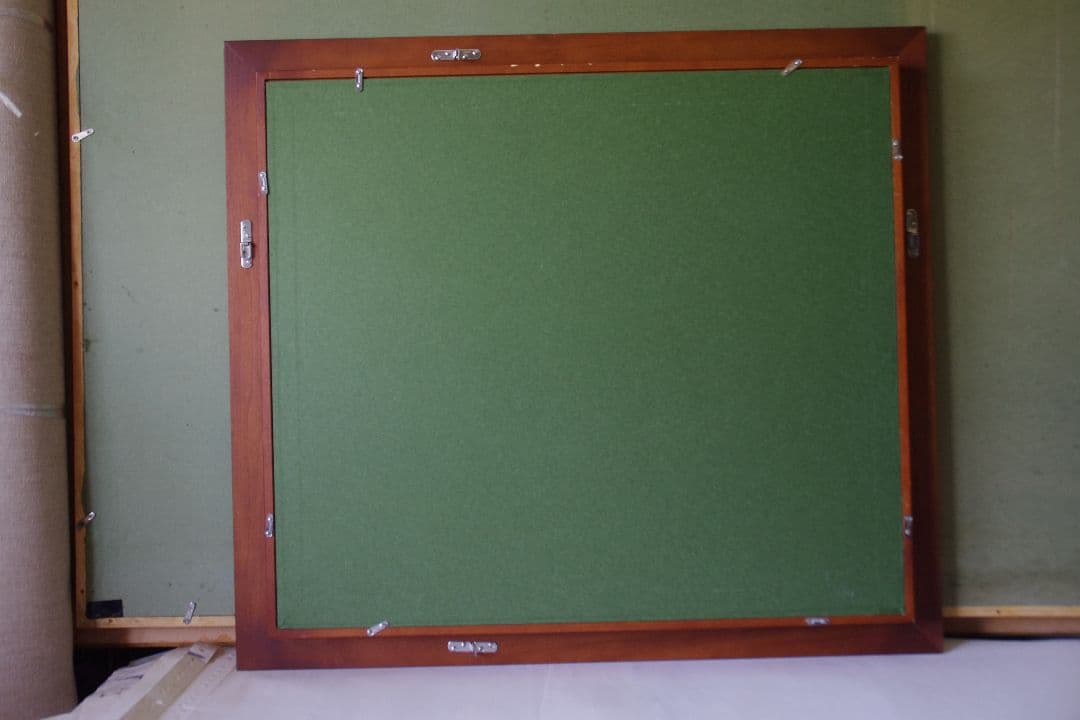 油絵浮御堂の春