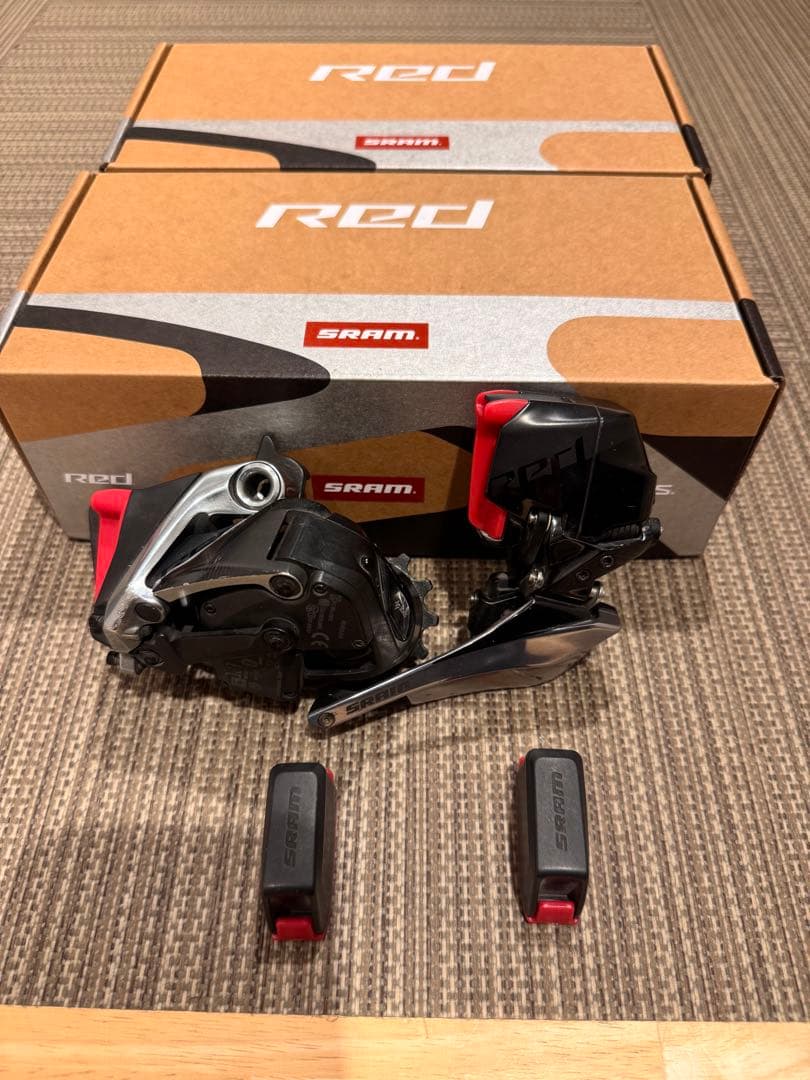 SRAM RED AXS 電動前後ディレイラー・バッテリー　未使用チェーンセット