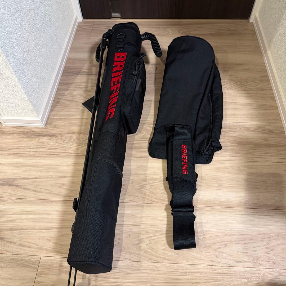 【美品】BRIEFING スタンド式ゴルフバッグ